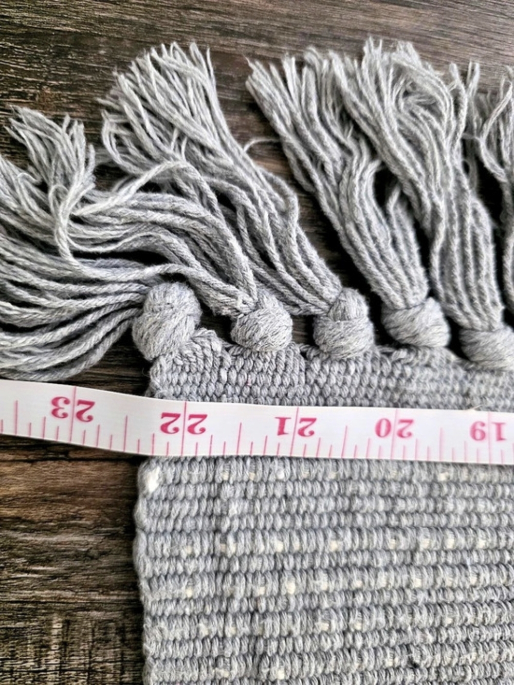Gray Fringed Accent Rug - Picture 3 of 4